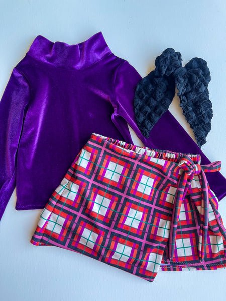 Purple Velvet LONG SLEEVE